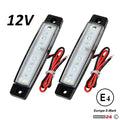 Bocni LED gabarit 12V 6 LED - beli