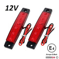 Bocni LED gabarit 12V 6 LED - crveni