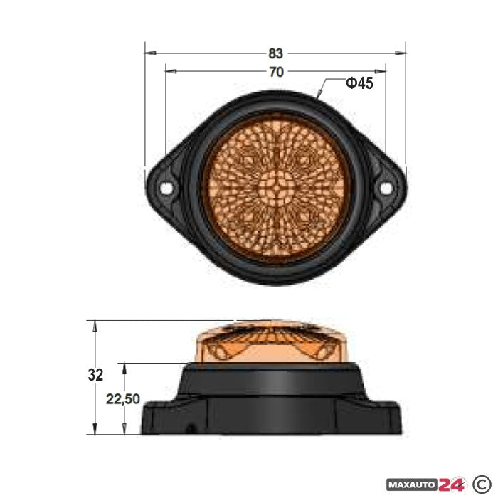 SE150 LED gabarit 12V - 1 kom