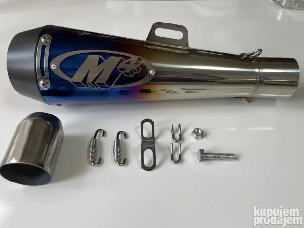 M4 sportski auspuh mat crni