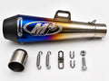 M4 sportski auspuh titanium burnt blue