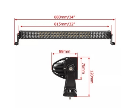 LED bar prav 80cm 180W