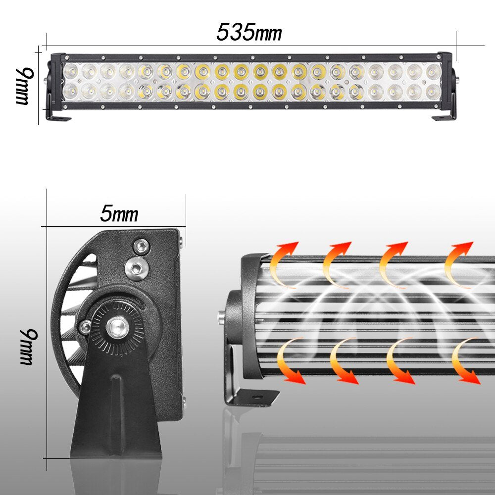 LED bar prav 53,5cm 120W