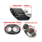 Nastavak za auspuh Akrapovic №3770-2 Dupli Y Karbon